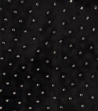 Glam Motion Velvet Rhinestone Halter Jumpsuit