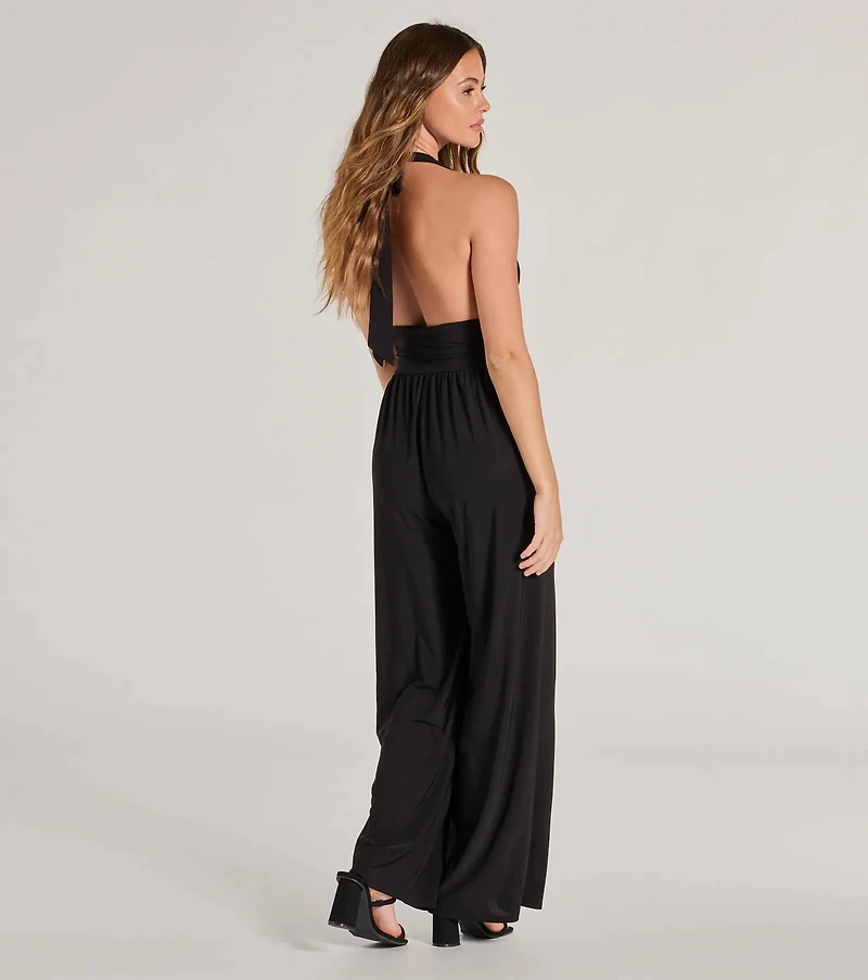 Raise The Bar Wide-Leg Jumpsuit