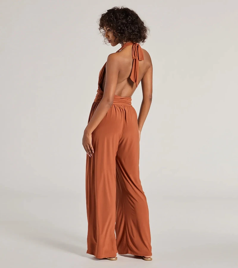 Raise The Bar Wide-Leg Jumpsuit