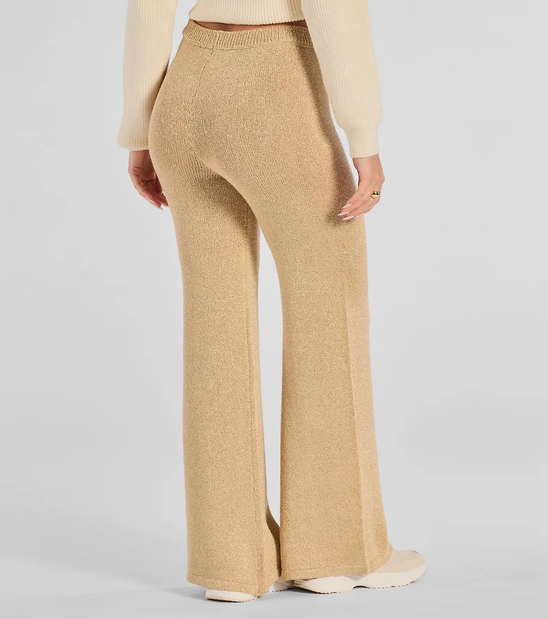 Cozy Luxe Lurex Knit Pants