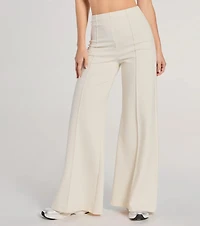 Classic And Chic Wide-Leg Trouser Pants
