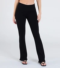 At Your Leisure Mid-Rise Flare Pants