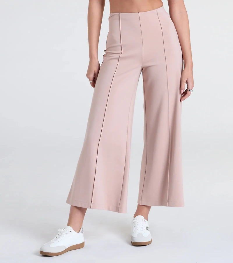Dare To Flare High-Rise Ponte Pants