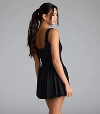 Gorgeous Energy Lace Skort Bubble Romper