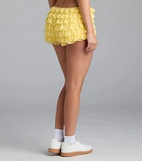 So Sweet Ruffled Lace Hot Shorts