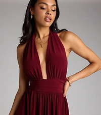 Kiss the Spotlight Halter Romper