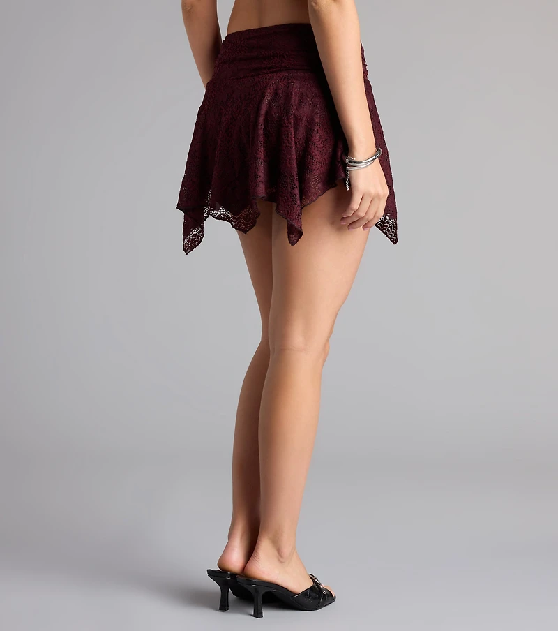 Flirt Mode On Lace Skort