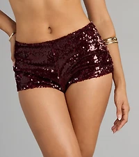 All That Glitters Sequin Hot Shorts