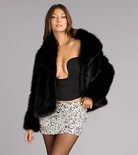 Glow Up Sequin Beaded Mini Skort