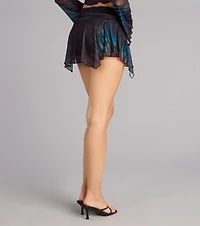 Roam Free Zebra Print Mini Skort