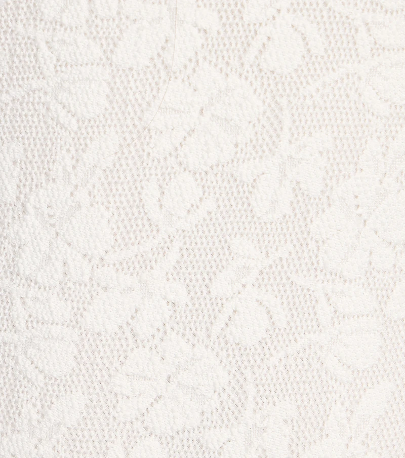 Flirty Fit Lace Ruffle Romper