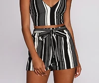 Chic Stripes Shorts