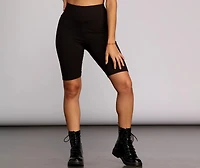 Always On My Mind Biker Shorts