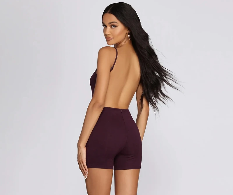 Get It Shorty Bike Short Romper