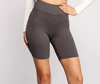 Taking Knit Easy Biker Shorts