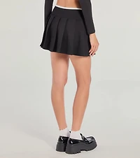 Flirty Sport High-Rise Pleated Mini Skort