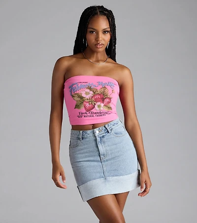 Feeling Fun Cuffed Denim Mini Skirt