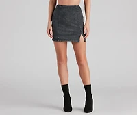 Forever Trendy Denim Mini Skirt