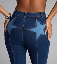 Such A Firecracker Mid-Rise Star Pocket Denim Jeans