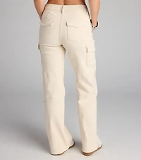 Catch Me Cargo Mid-Rise Straight-Leg Jeans