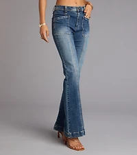 Street Flare Mid-Rise Denim Jeans