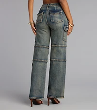 Off Duty Cargo Denim Pants