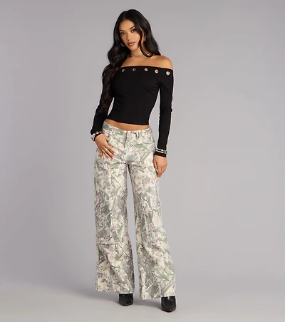Cool Girl Terrain Camouflage Cargo Pants