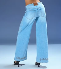 Windsor x Von Dutch Wide-Leg Denim Jeans