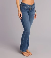 Off Duty Attitude Bootcut Denim Jeans