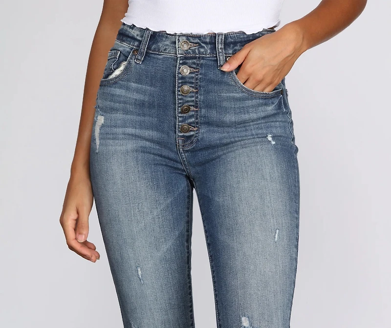 Bella Super High Rise Skinny Ankle Jeans