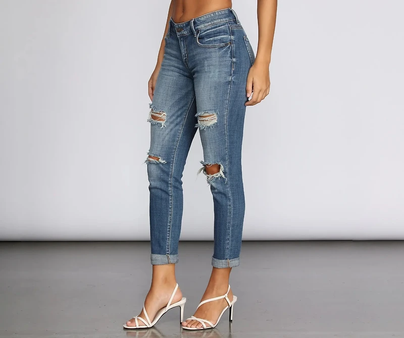 Mia Relaxed Fit Skinny Jeans