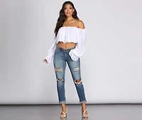 Mia Relaxed Fit Skinny Jeans
