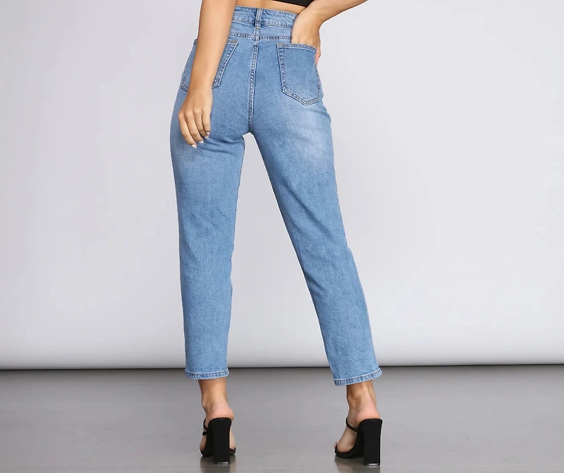 High Rise Classic Boyfriend Jeans