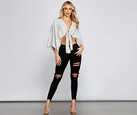 Jude Mid Rise Super Destructed Skinny Ankle Jeans