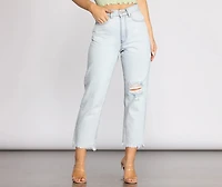 High Rise Cropped Jeans