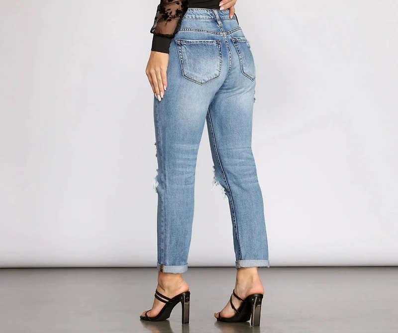 Pushing The Limits Distressed Jeans