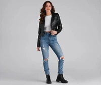 Taylor High Rise Cropped Skinny Jeans by Windsor Denim
