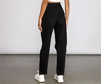 Extra High Rise Distressed Boyfriend Jeans