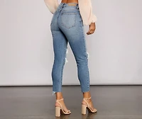 Stylish Staple High Rise Skinny Jeans