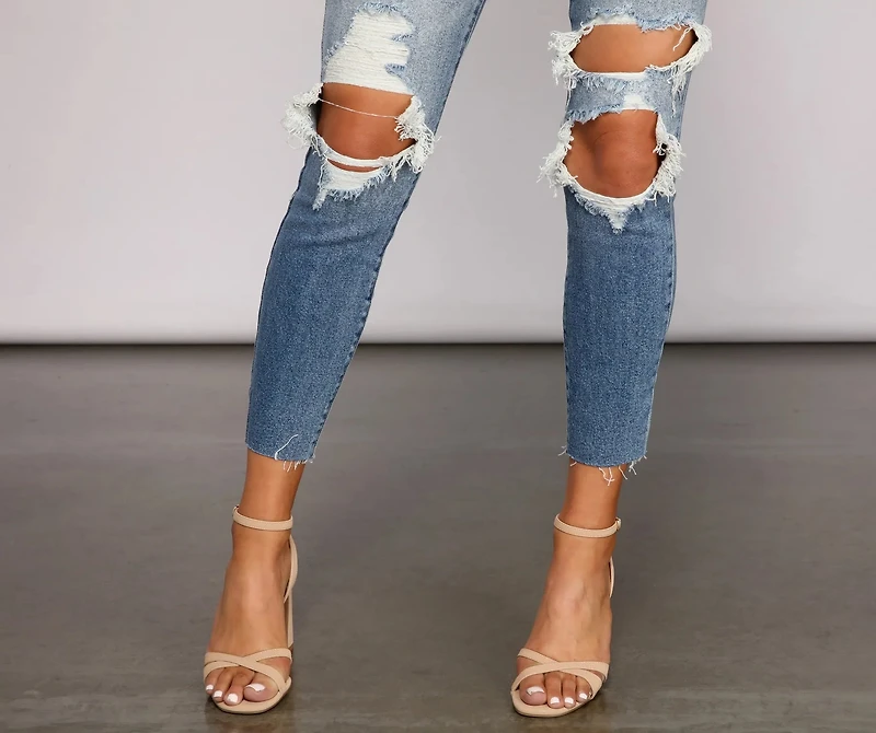 Stylish Staple High Rise Skinny Jeans