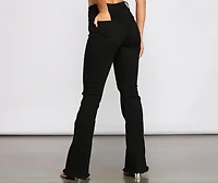 Walk It Out Style High-Rise Flared Jeans