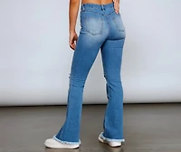 Walk It Out Style High-Rise Flared Jeans