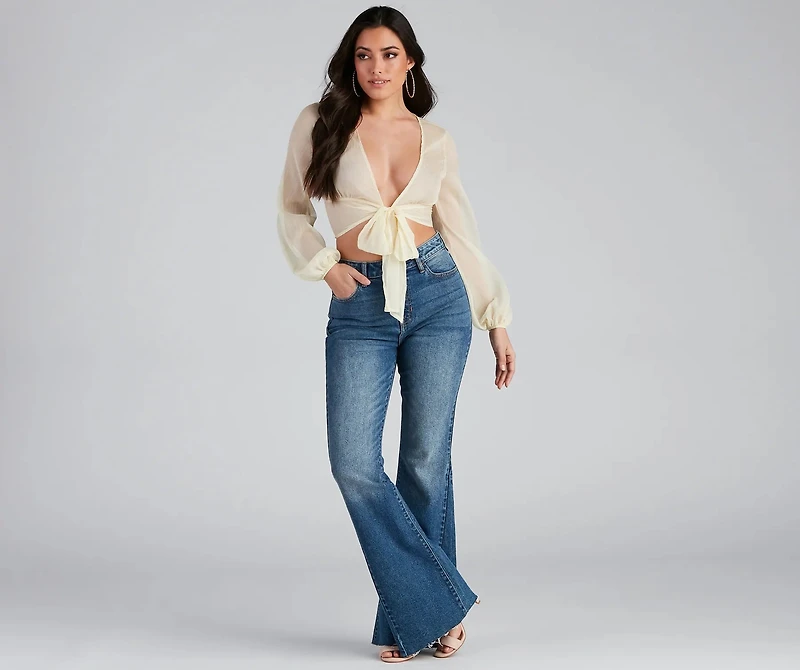 You've Got Flare High Rise Jeans