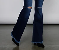 Walk It Out Style High-Rise Flared Jeans