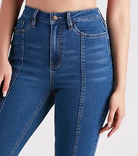 Bri High-Rise Split Hem Flare Jeans by Windsor Denim