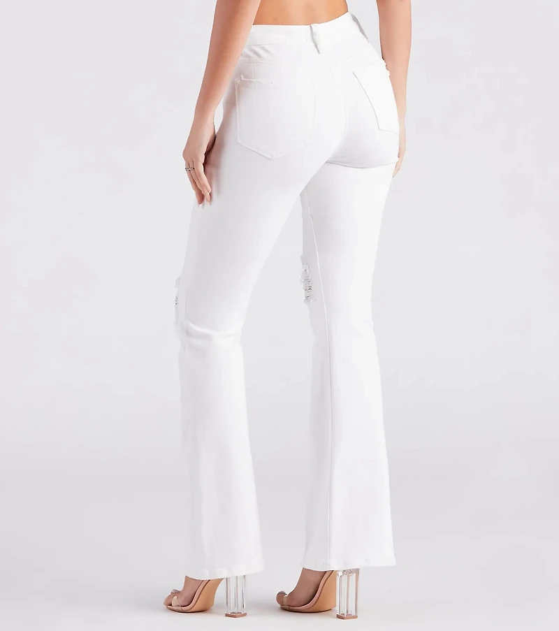 Bri High-Rise Flare Jeans by Windsor Denim
