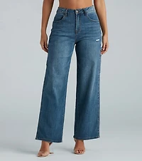 Trish Cargo Wide-Leg Jeans by Windsor Denim