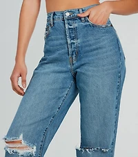 High Demand Distressed Boyfriend Denim Jeans