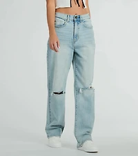Authentic Trendsetter High Rise Denim Boyfriend Jeans