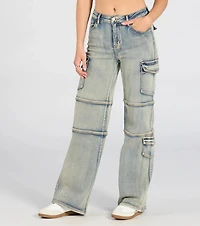 Cutie Cargo High-Rise Denim Jeans